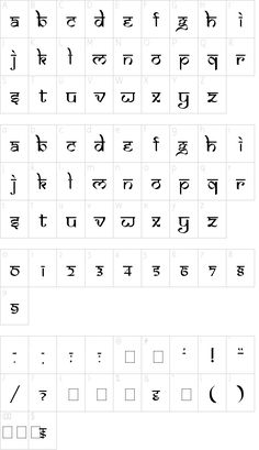 indian font english